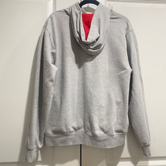 Disney Store - M - Disney World Mickey Mouse Gray Hoodie Sweat Shirt Christmas - Picture 5 of 6